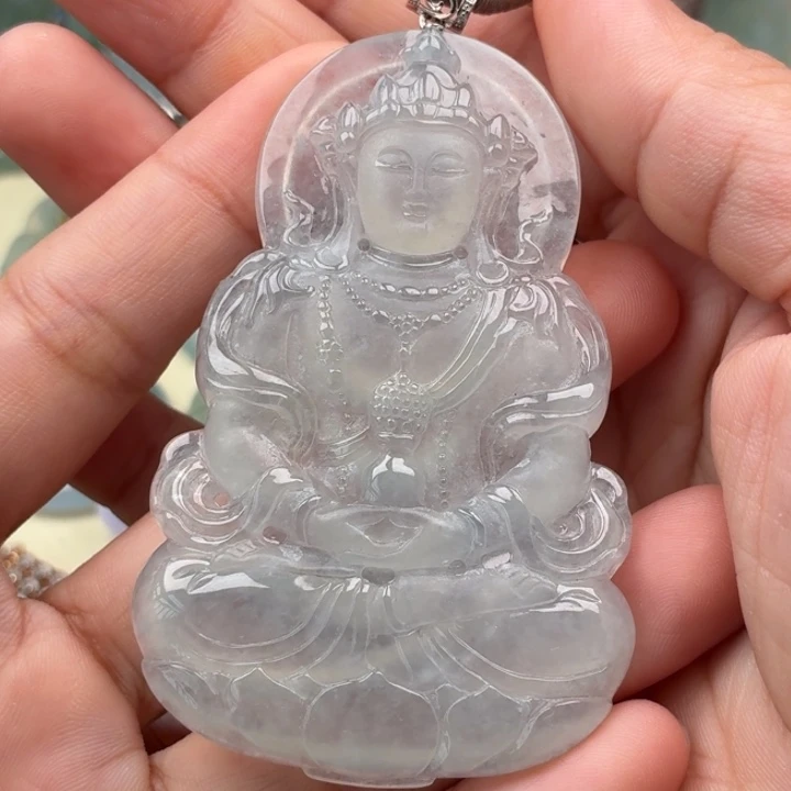 翡翠未镶嵌颈饰天然翡翠a货