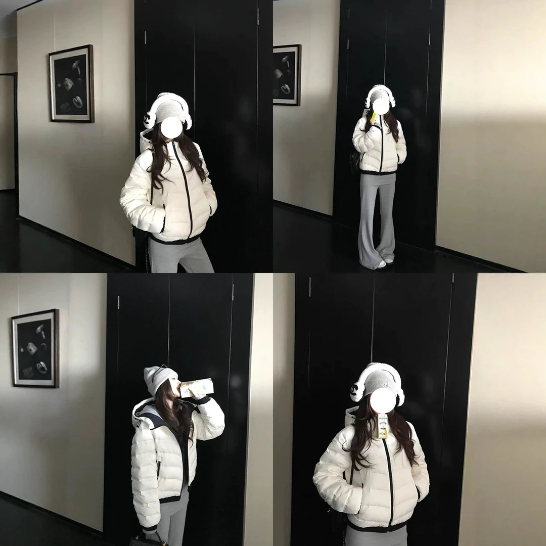 崇福衫韵Mon*ler羽绒排骨羽绒服无缝压胶90白鸭绒保暖冬款