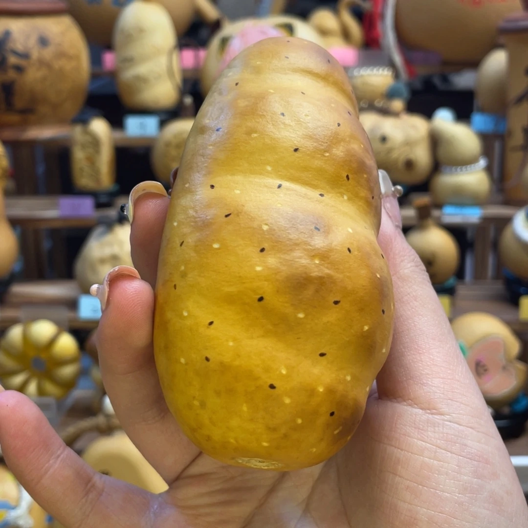 葫芦烤面包手把件
