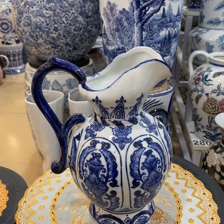 【闪购商品】摆件陶瓷奶壶花瓶摆件