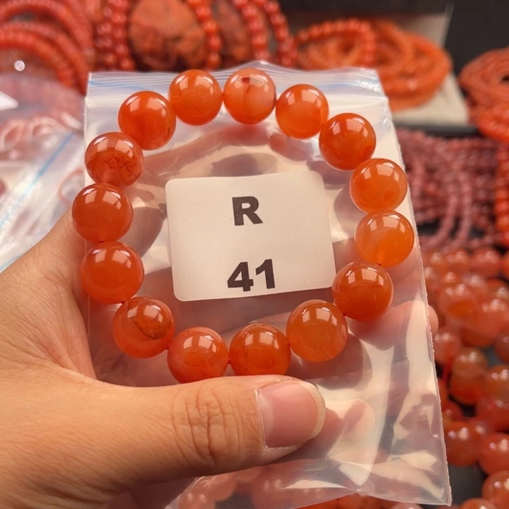 南红玛瑙未镶嵌多样性发货默认微瑕称重13mm