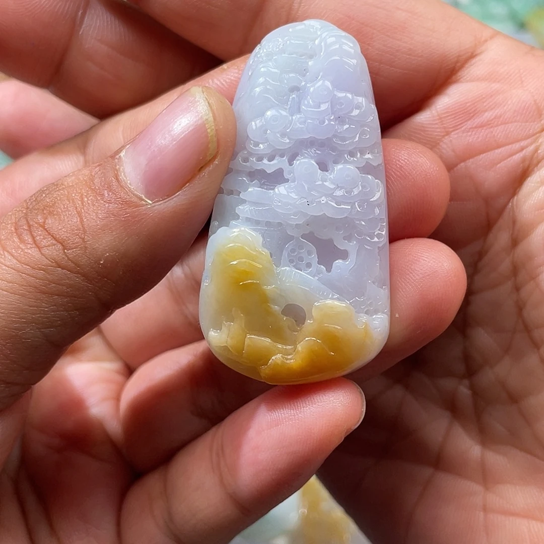 颈饰未镶嵌翡翠翡玉缘翡翠