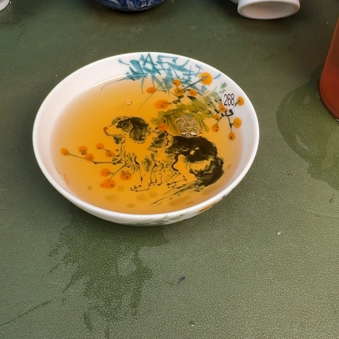 瓷景德镇纯手绘茶具圆圆268