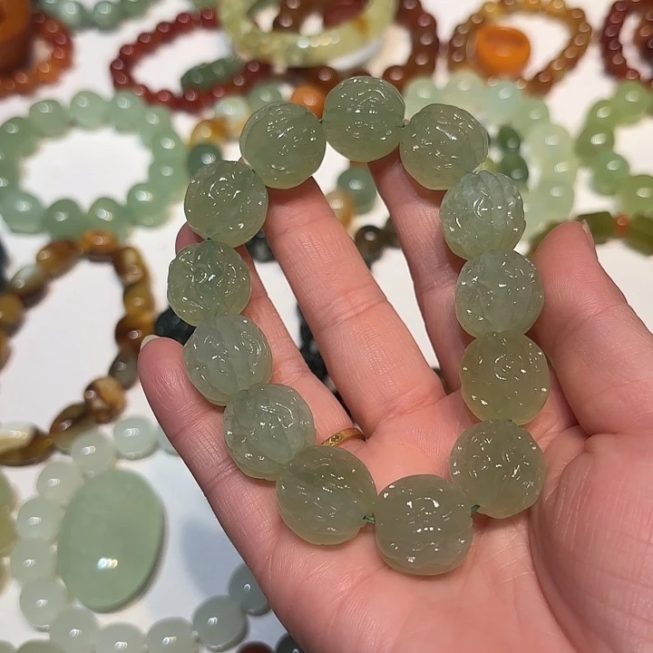 蛇纹石玉未镶嵌手串