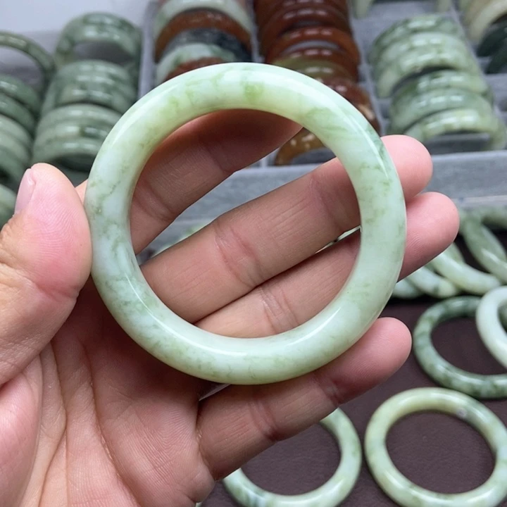 蛇纹石玉手镯未镶嵌༺***༻