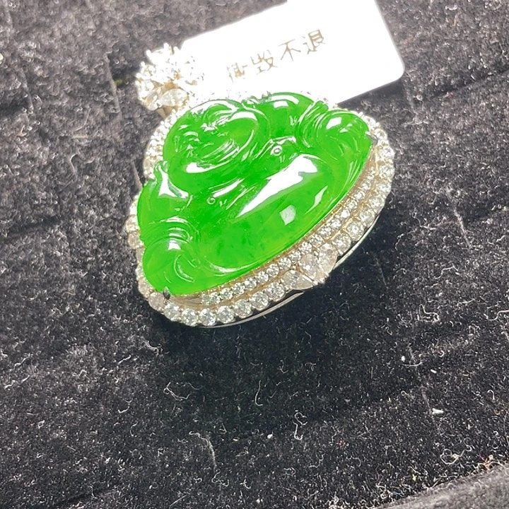 翡翠未镶嵌颈饰48