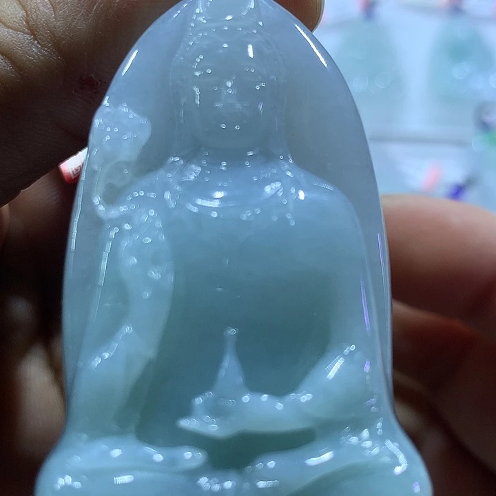 翡翠未镶嵌颈饰天然翡翠A货吊坠