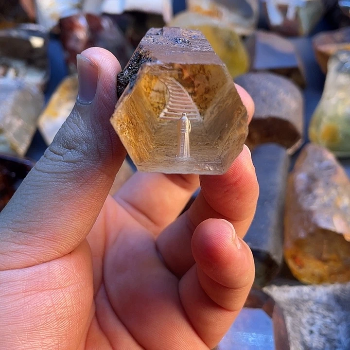水晶未镶嵌珠宝半成品
