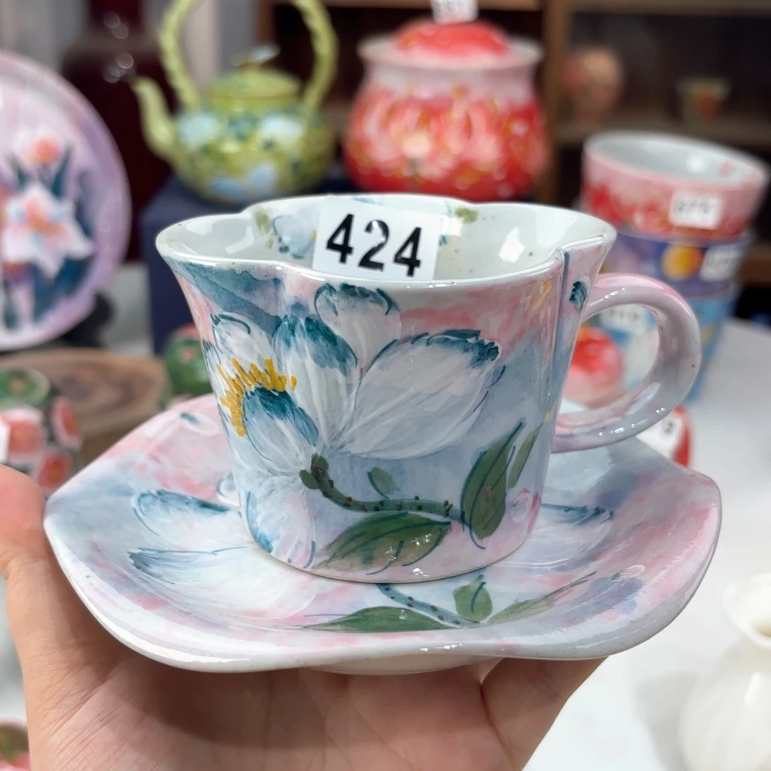 景德镇手绘高温釉下彩陶瓷茶具