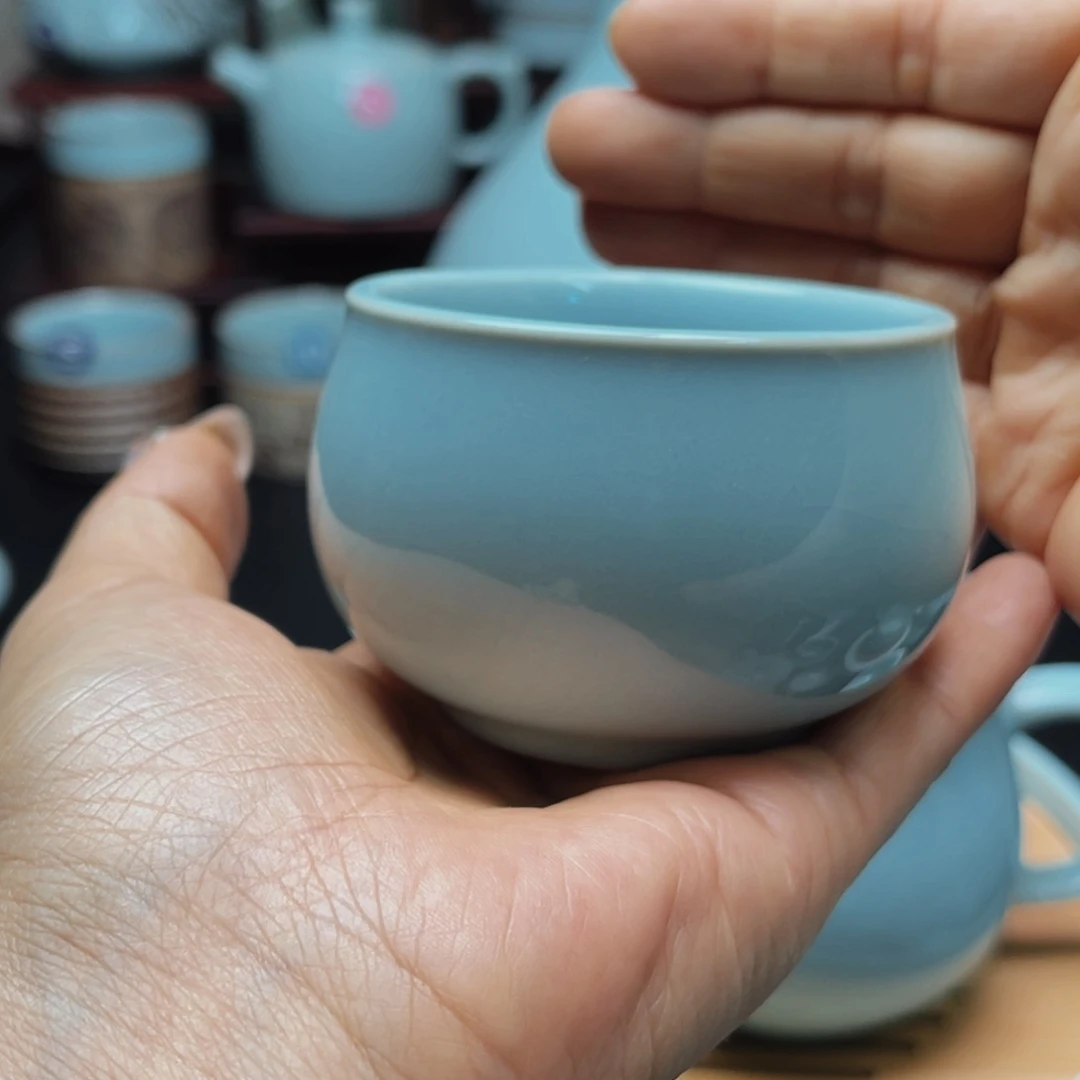 【闪购商品】汝州单壶，盖碗，珠，杯