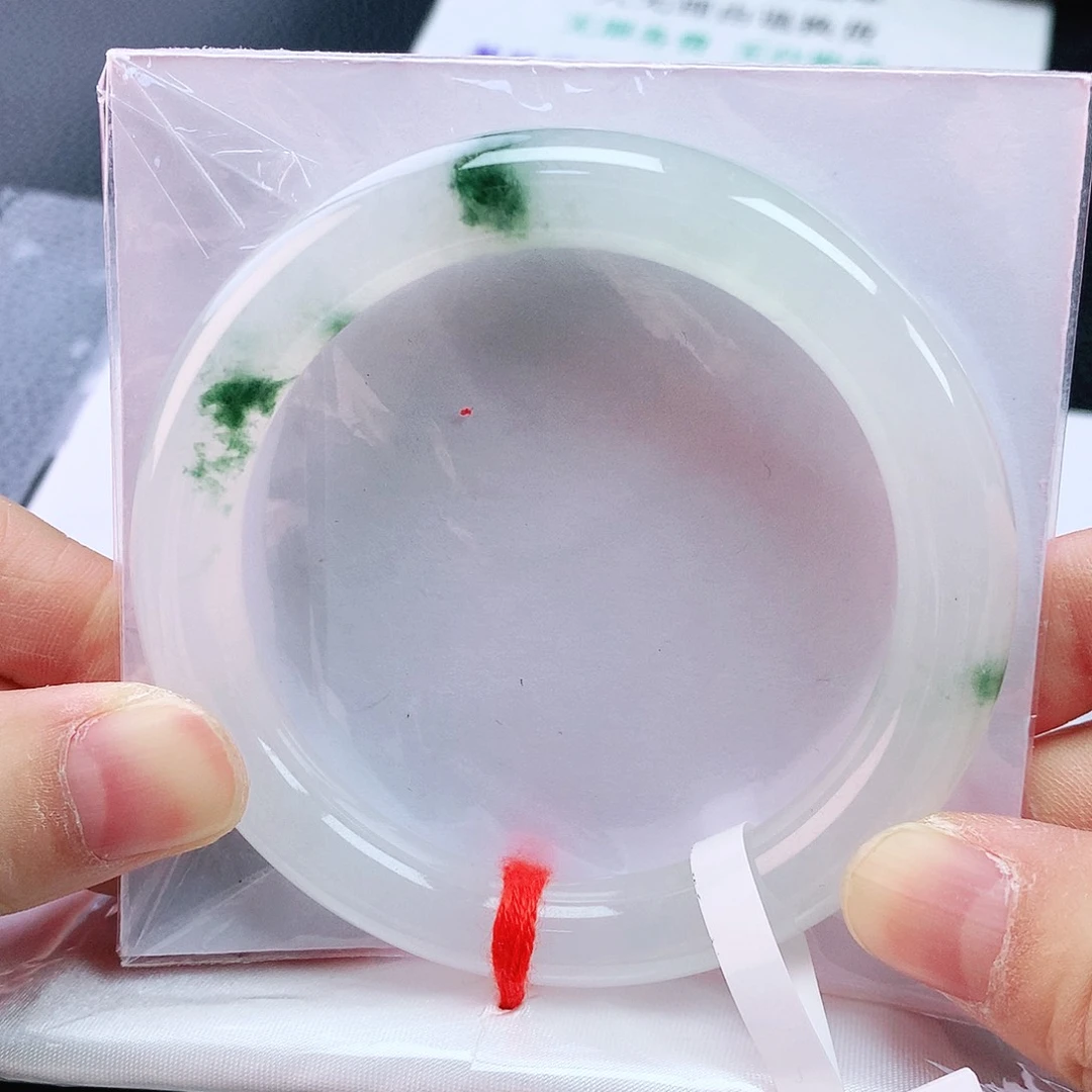 未镶嵌手镯翡翠55圆