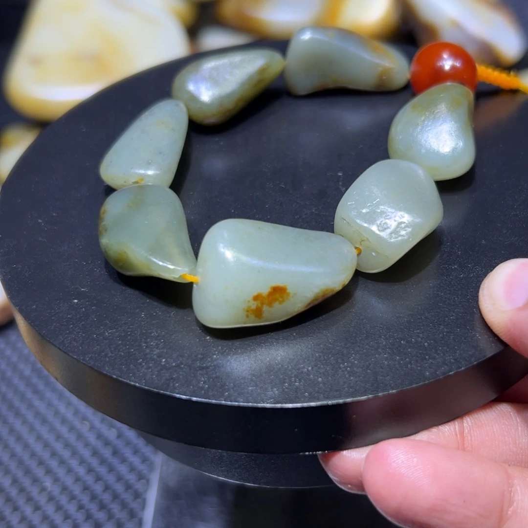 和田玉未镶嵌颈饰65