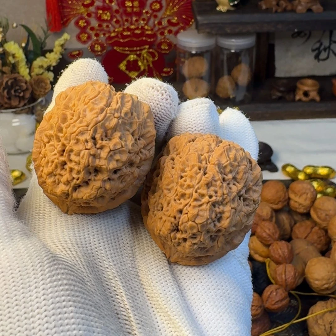 文玩核桃把件咋*麒麟王41.6