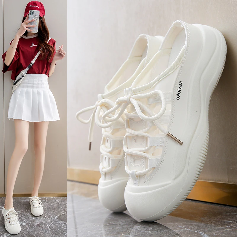 女鞋夏季踩屎感半拖时尚休闲鞋