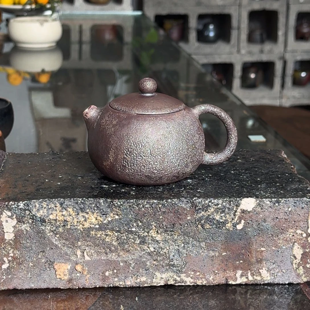 建水紫陶紫泥柴烧茶具