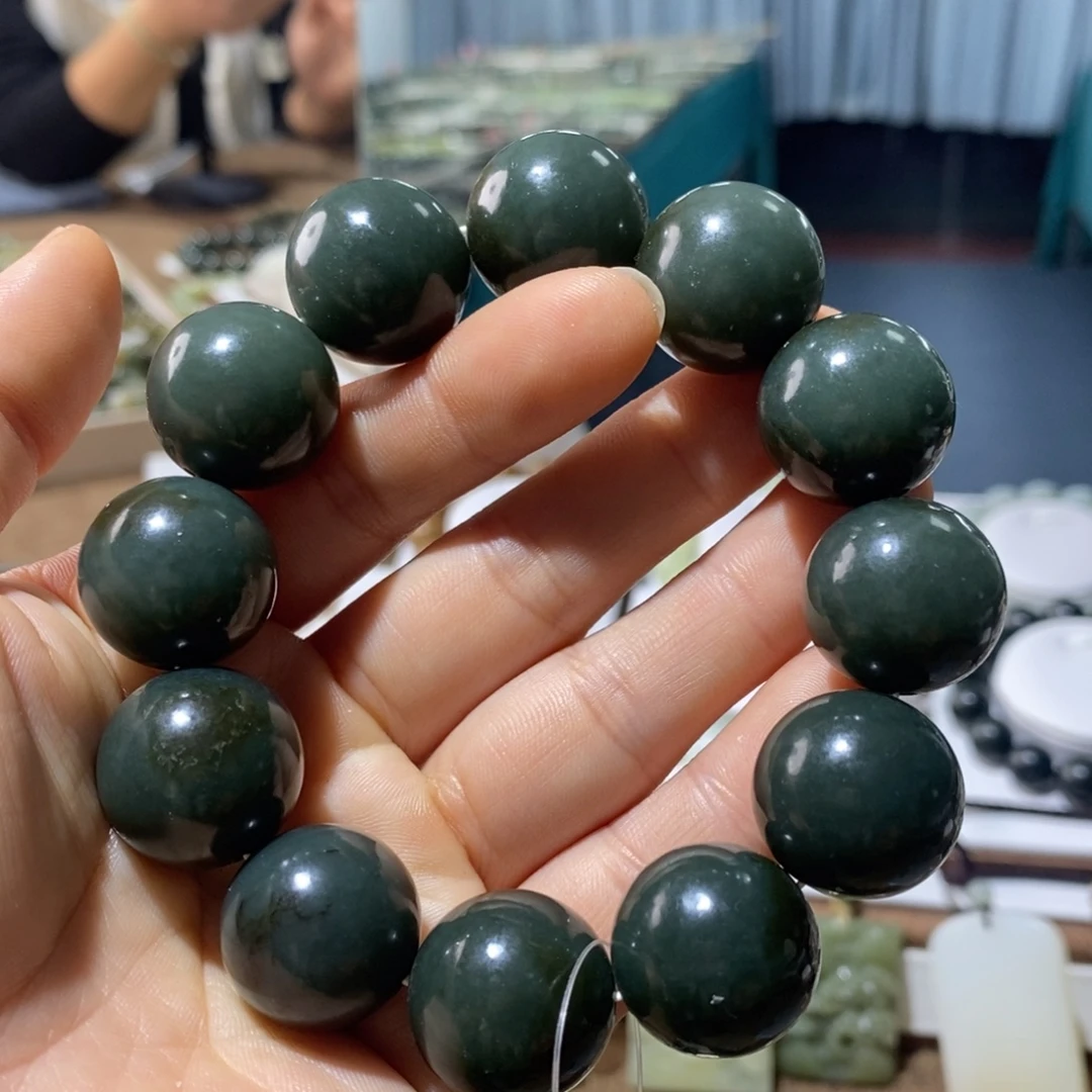 和田玉未镶嵌手链20