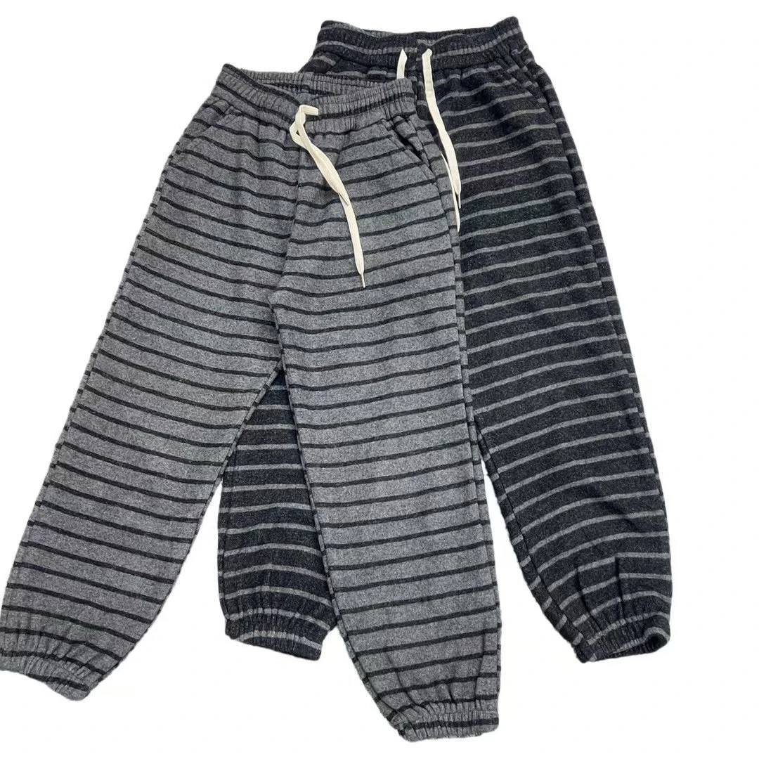 春季新款2025横纹时尚洋气经典气质小脚女裤9960款潮流百搭款