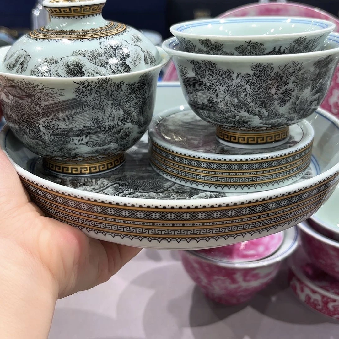 瓷片景德镇瓷器精品展示