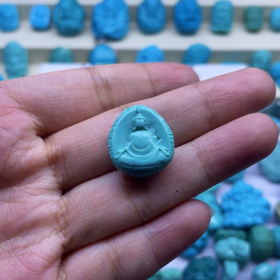 未镶嵌绿松石珠宝奇石