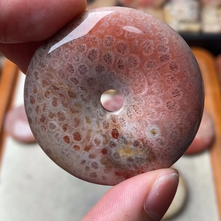 硅化玉颈饰未镶嵌用****5