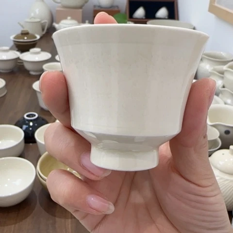 微瑕手工跳刀马蹄杯清版