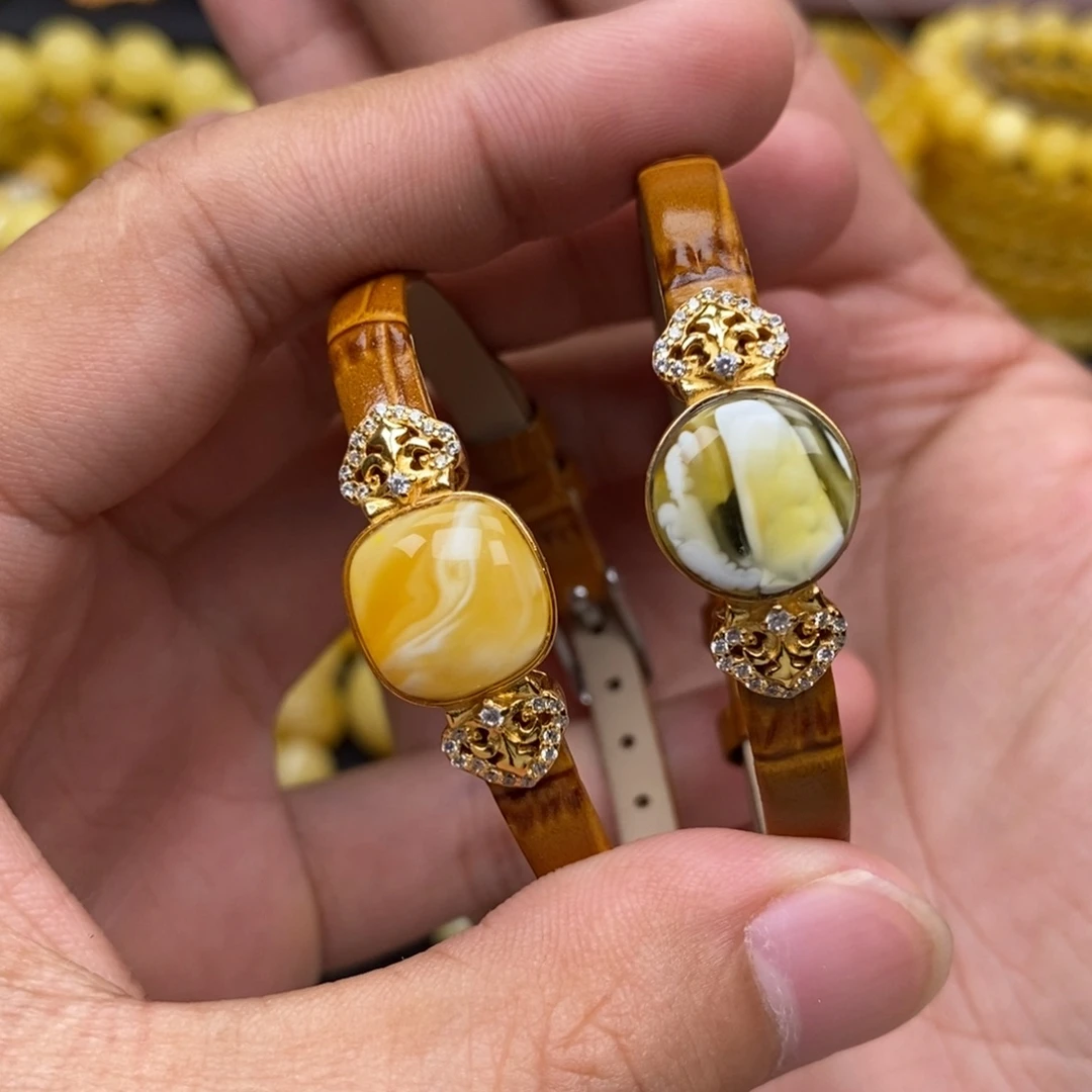 琥珀未镶嵌珠宝奇石发其一，可选