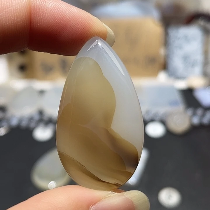 玛瑙/玉髓未镶嵌吊坠(不含链)