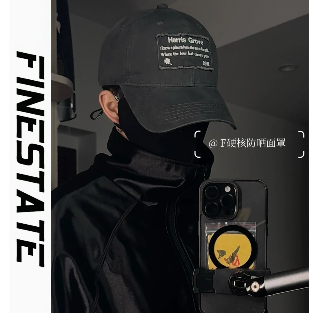 防紫外线棒球帽鸭舌帽韩系四季款大头围显脸小大版型新款棉