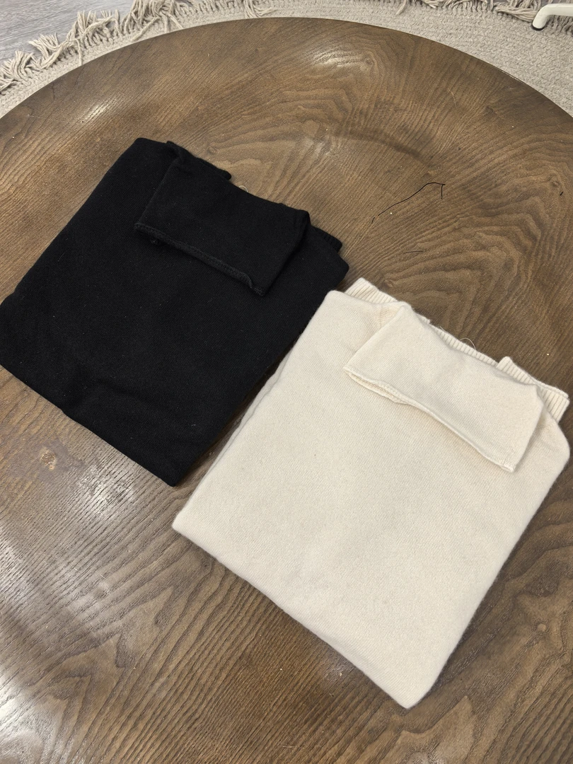 亚发推荐“百搭刚需”自由领羊绒打底衫