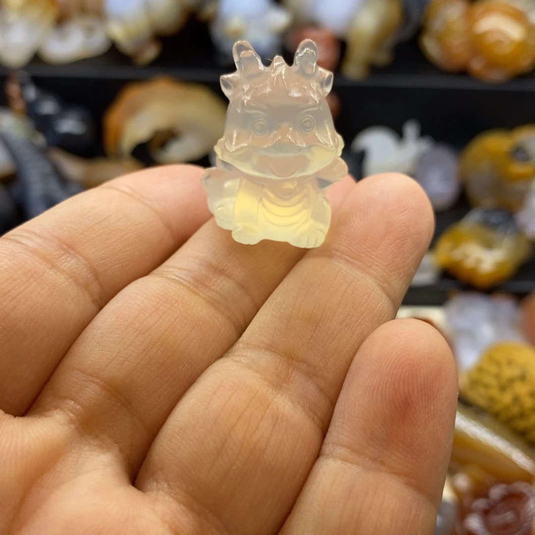 玛瑙/玉髓未镶嵌摆件手把件