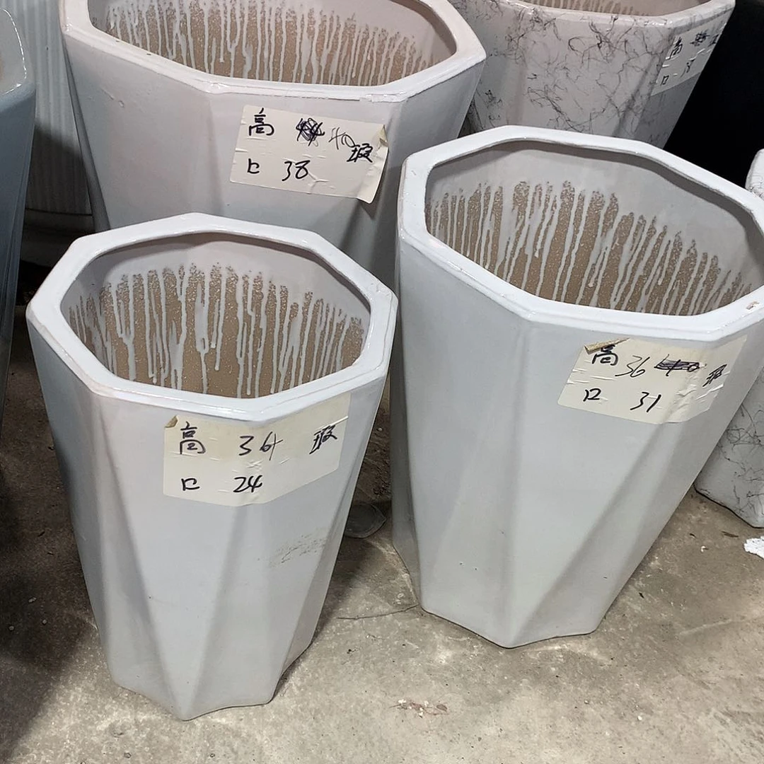 高温陶瓷花盆微瑕