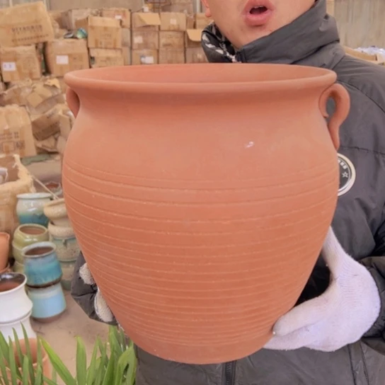 紫砂花盆高30口28————