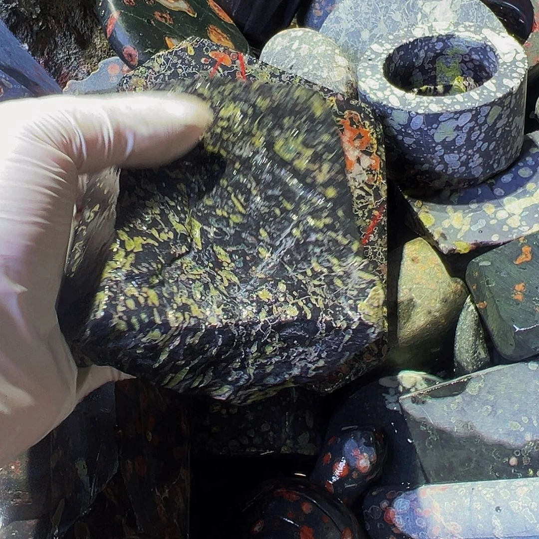 梅花玉鱼缸石茶周边微瑕不退不换