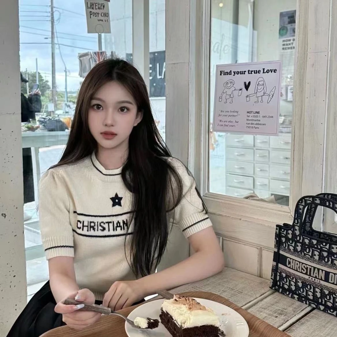 夏季高端高定轻奢定制百搭休闲显瘦毛衣女针织