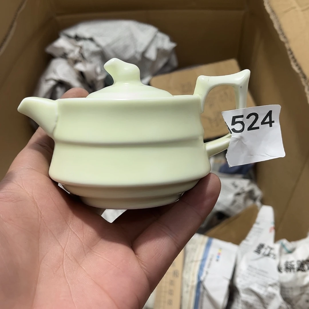 瓷片茶摆件工艺品摆件666