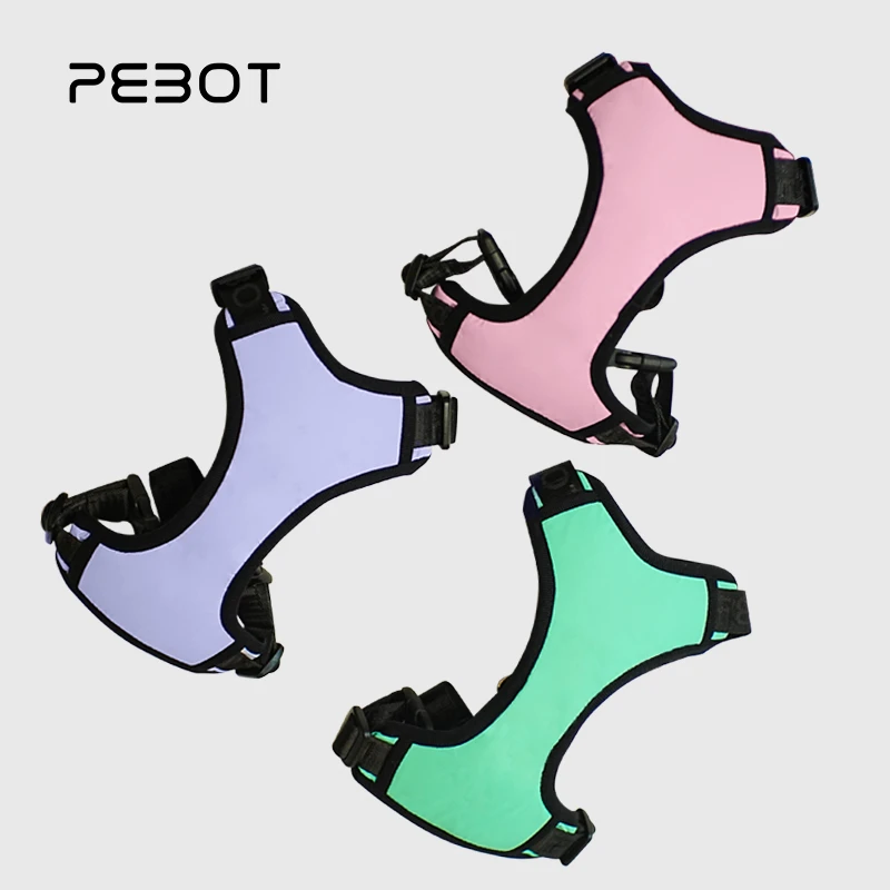 PEBOT狗狗H型反光胸背轻便防水背心式大中小型犬宠物适配牵引遛狗