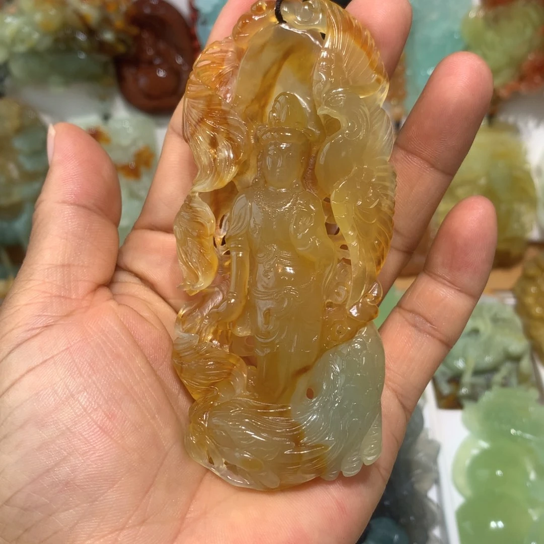 蛇纹石玉未镶嵌颈饰ℒ****