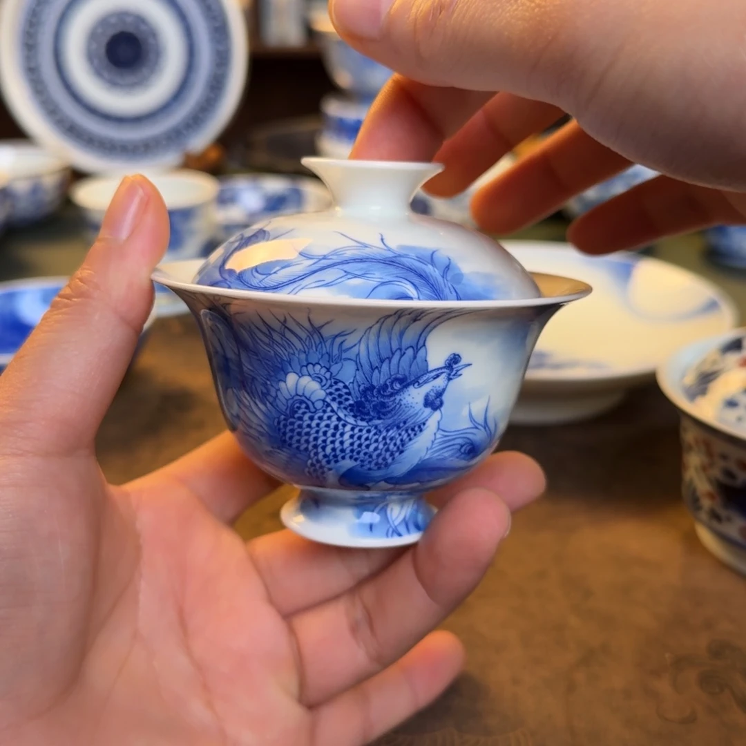 H****?纯手工手绘陶瓷茶具