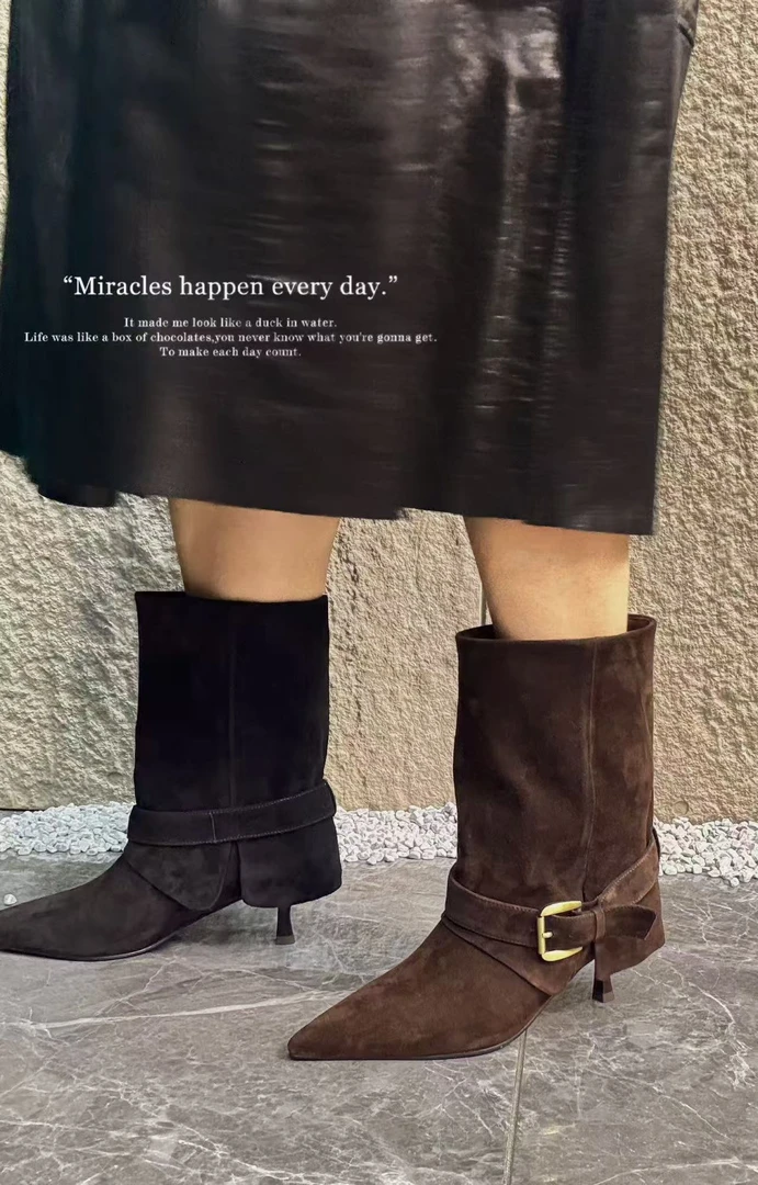 时装靴女靴长靴筒靴沙丘废土风甜辣千金风职场休闲风