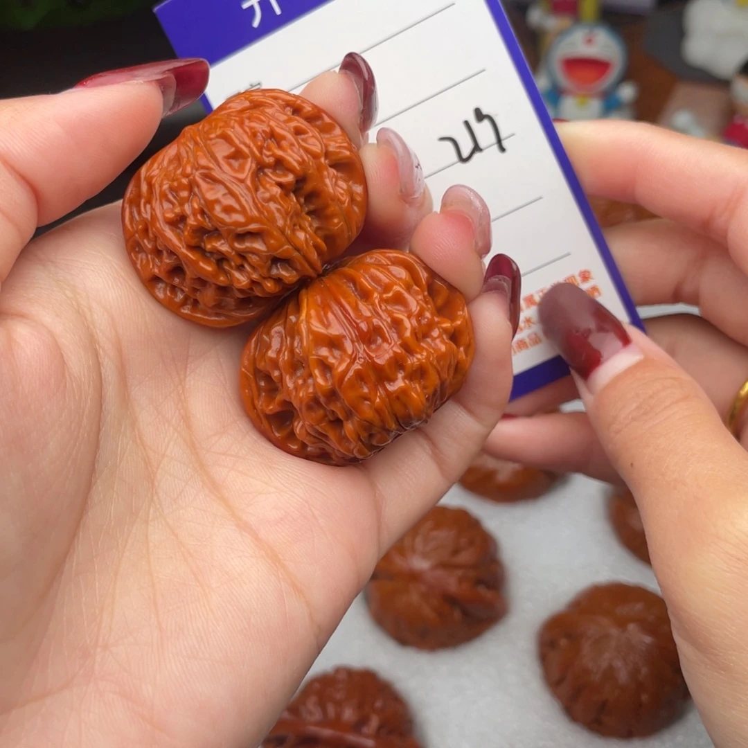 桃核把件35磨盘219