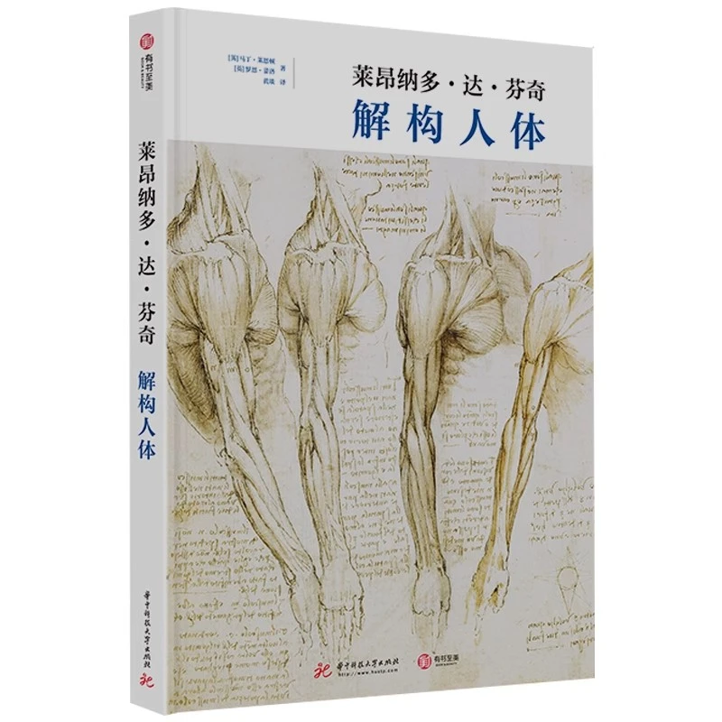 莱昂纳多 达芬奇解构人体 人体解剖学达芬奇手稿