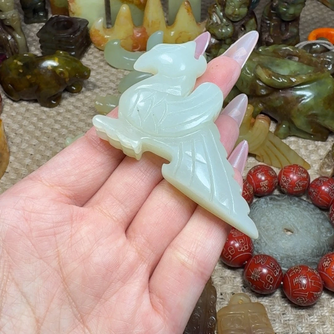 吊坠白玉菩提挂件