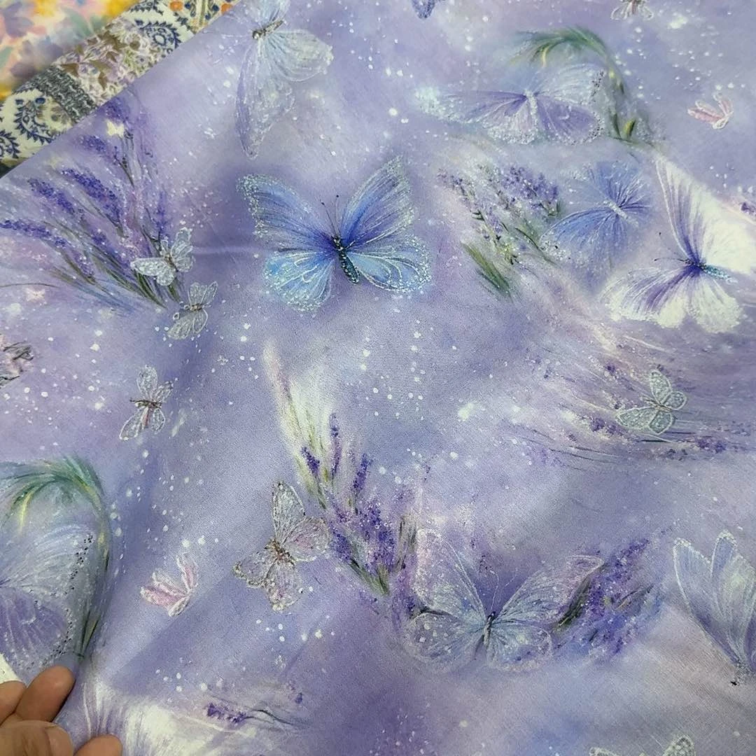 纯棉60支巴厘纱1米价X1.4米宽D区