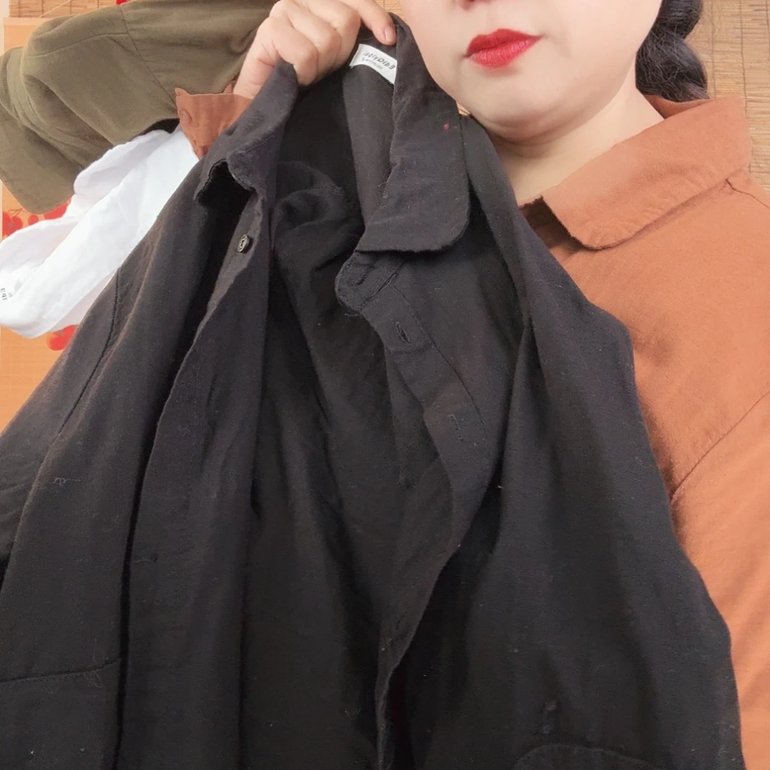 双杀纯棉衬衣，休闲百搭不挑人