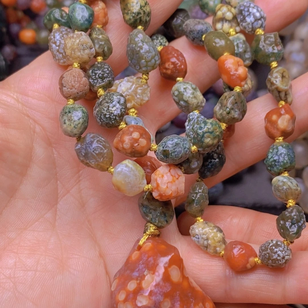 合金颈饰玛瑙/玉髓