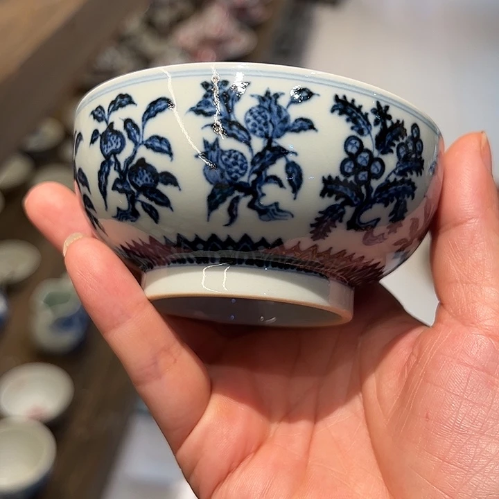 景土造物十花十果绶带鸟