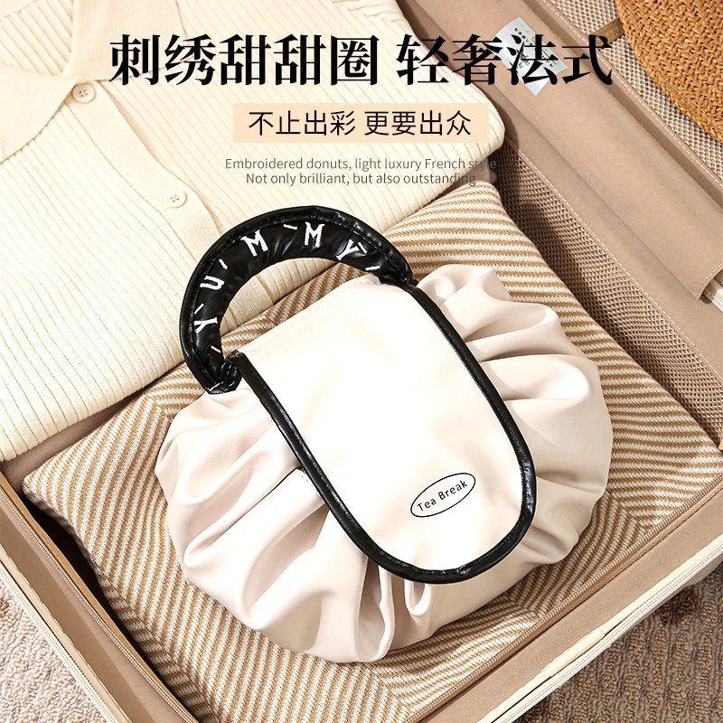 懒人包女大容量化妆包旅行防水洗漱包大容量化妆包懒人化妆包外出