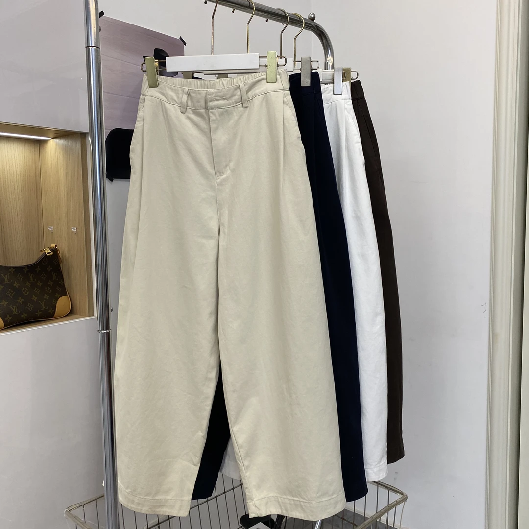 6619#秋季新款九分休闲气球裤阔腿显瘦裤子女