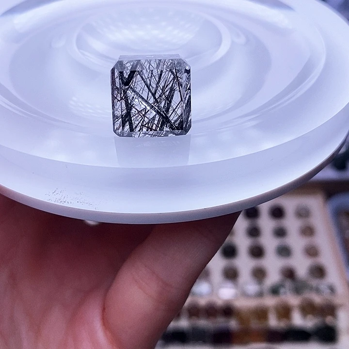 水晶天然水晶定制打孔不退不换未镶嵌