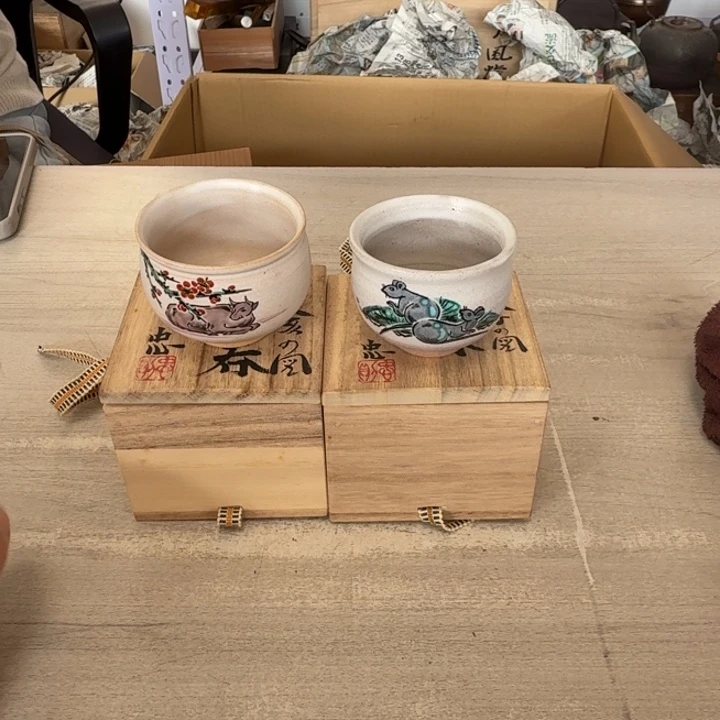 瓷片茶道具工艺品